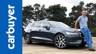 Volvo V60 2019 indepth review  Carbuyer [upl. by Fai]