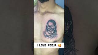 Face tattoo ganeshtattoo portrait tattoo bandra face 8898841313 [upl. by Sibell]