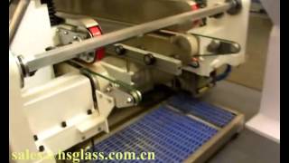 HSD2042 Glass Staright Line Double Edger wwwglassmachinechinacom [upl. by Idurt]