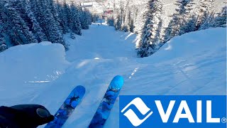 VAIL SKI RESORT N Rim Blackdiamond [upl. by Nekcerb930]