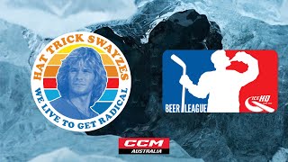 Hat Trick Swayzes v SL Fiordlands Div 7  4th May  IceHQ Beer League ice hockey [upl. by Adamik]