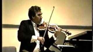 Rochberg Caprice Variations Part1 MIscha Lefkowitz violin [upl. by Melodie780]