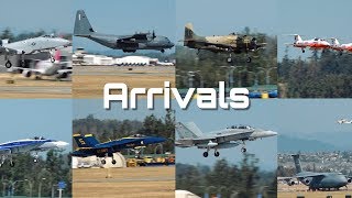 2018 Abbotsford Airshow Arrivals [upl. by Nitin]