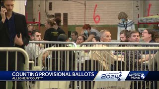 Workers in Allegheny County begin canvass of provisional ballots [upl. by Avictor]