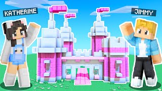 💜Minecraft PRINCESS Build Battle vs JIMMY [upl. by Odraode256]