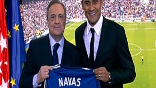 Palabras de Keylor Navas en su presentación como nuevo jugador del Real Madrid [upl. by Yentrac512]