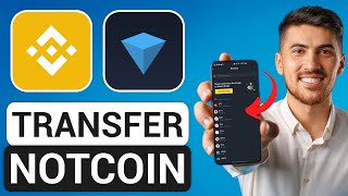 How to Transfer Notcoin from Binance to Tonkeeper  Full Guide [upl. by Nilyam881]