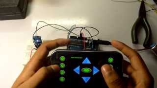 Arduino Bluetooth control with Android [upl. by Daffi689]