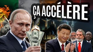 Les BRICS Brûlent le Dollar  LHégémonie Américaine en Danger [upl. by Attenahs]