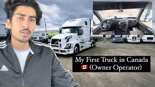 My First Truck in Canada🇨🇦Owner Operator ExperienceI Money I make as a owner in recession 💰🚚 [upl. by Ynattib]