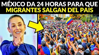 MÉXICO DA 24 HORAS PARA QUE CARAVANA MIGRANTE SALGA DEL PAÍS [upl. by Mozelle]