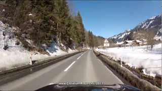 Switzerland 238 Camera on board Gstaad  Reidenbach 2D GoPro Hero2 [upl. by Assillim962]