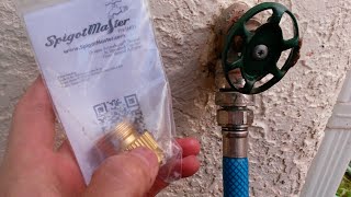 HowTo Get Rid of That Horrible BackFlow Preventer on Your Hose Spigot [upl. by Ykceb]