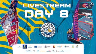 Slalom  X Day 3  Gran Canaria GLORIA Windsurf World Cup POZO IZQUIERDO LIVESTREAM DAY 8 [upl. by Heyde367]