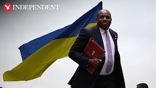 David Lammy marks 1000 days since Russias invasion of Ukraine [upl. by Olyhs]