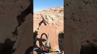 Brendan Fairclough Sending the 60th Canyon Gap  Red Bull Rampage 2023 bike viral redbullrampage [upl. by Ellek]