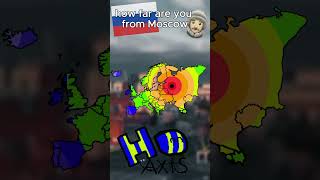 how far are you from Moscow mapping countryballs wurope russia moscow country distance like [upl. by Cod]