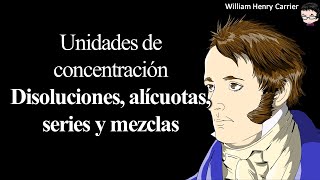 𝐃𝐈𝐒𝐎𝐋𝐔𝐂𝐈𝐎𝐍𝐄𝐒 𝐪𝐮í𝐦𝐢𝐜𝐚𝐬  unidades de concentración 𝐝𝐢𝐬𝐨𝐥𝐮𝐜𝐢𝐨𝐧𝐞𝐬 𝐬𝐞𝐫𝐢𝐞𝐬 𝐚𝐥𝐢𝐜𝐮𝐨𝐭𝐚𝐬 𝐲 𝐦𝐞𝐳𝐜𝐥𝐚𝐬 [upl. by Mcbride]