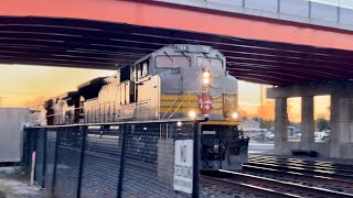 NS 30Q with CPKC 7019 passes La Porte [upl. by Aicenav]