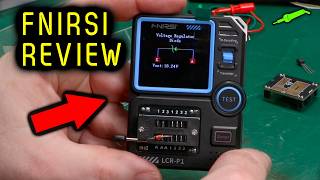 🔴 FNIRSI LCRP1 Component Tester Review  No1279 [upl. by Stauder74]