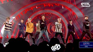 EXO 엑소  LOTTO louder 인기가요 Inkigayo 20160828 [upl. by Nadual258]