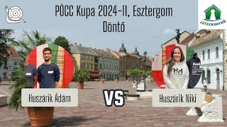 PÖCC Kupa 202411 Döntő Huszárik Ádám Vs Huszárik Niki crokinole egyéni esztergom [upl. by Morrell]