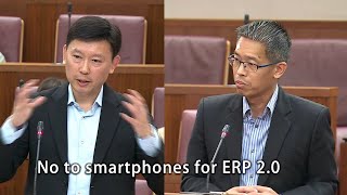 Chee Hong Tat dismisses smartphone integration for ERP 20 purposes citing limitation [upl. by Arahas]