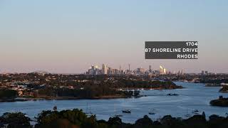 1704  87 Shoreline Drive Rhodes NSW [upl. by Eugenia364]