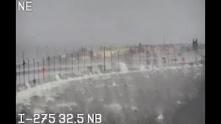 Live view of the Howard Frankland bridge as Hurricane Debby passes Tampa Bay [upl. by Dotti]