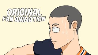 TANAKA Haikyu  ORIGINAL FAN ANIMATION with sound [upl. by Amilb560]