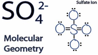 SO4 2 Molecular Geometry  Shape and Bond Angles [upl. by Mahala315]