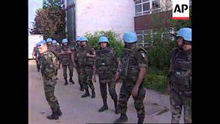 BOSNIA SARAJEVO UN BASE FORCED TO SURRENDER TO REBEL SERBS [upl. by Ettezoj530]