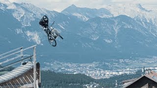 CRANKWORX INNSBRUCK Slopestyle Finals  Lukas Knopf [upl. by Ilehs632]