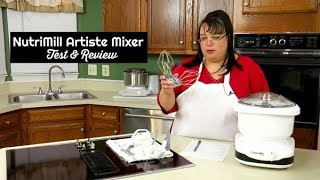 NutriMill Artiste Stand Mixer Review  Buying a Stand Mixer  Amy Learns to Cook [upl. by Nedyaj]