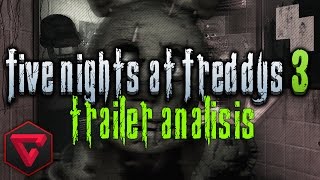 FIVE NIGHTS AT FREDDYS 3 TRAILER ANÁLISIS  iTownGamePlay [upl. by Norvin]