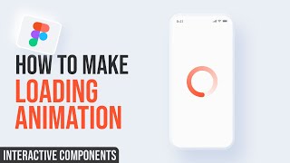 Loading Animation  Figma Interactive Components [upl. by Hepza]