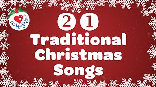 21 Traditional Christmas Carols with Lyrics [upl. by Nossaj]