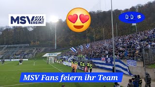 MSV Fans feiern Sieg in Wuppertal [upl. by Marder]