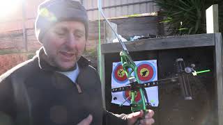 Testing 320 grain points in a recurve bow [upl. by Zins]