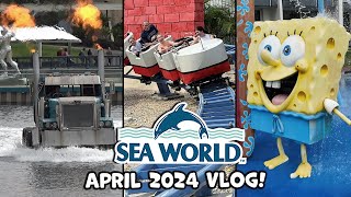 Sea World Gold Coast  April 2024 Park Visit amp Update  Theme Park Video [upl. by Assenyl390]