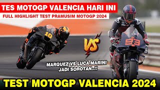 TEST MOTOGP VALENCIA HARI INI  FULL HIGHLIGHT TES MOTOGP VALENCIA 2024  HASIL TES MOTOGP HARI INI [upl. by Sabino124]