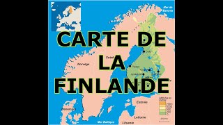 CARTE DE LA FINLANDE [upl. by Lemhar]