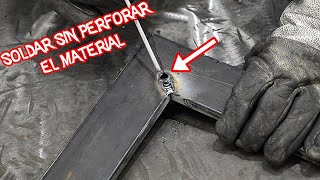 Como SOLDAR SIN PERFORAR el material con electrodo [upl. by Lebasiram941]