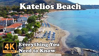 Katelios Beach Kefalonia Cephalonia in 4K  Everything [upl. by Dragone]