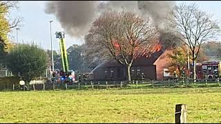 Brand in Ochtrup langenhorst vechte Straße [upl. by Esekram554]