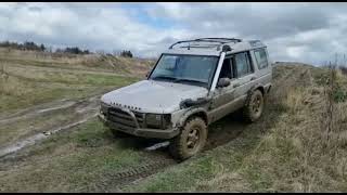 land rover discovery off roading at frickley 4x4 [upl. by Jenesia270]