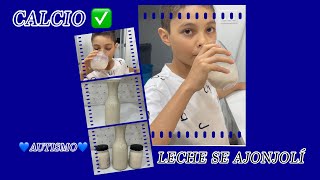 💙AUTISMO💙LECHE DE AJONJOLI EXELENTE FUENTE DE CALCIO SÚPER SALUDABLE autism autismo salud vid [upl. by Nodnart]