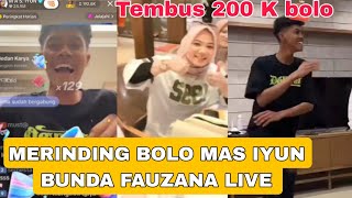 DETIK² MAS IYUN BUNDA FAUZANA LIVE TEMBUS 200 K BOLO  JOGET BAHAGIA [upl. by Guss811]