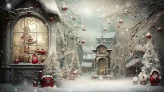 TV Art Screensaver  Enchanted Snowing Christmas Decoration [upl. by Allegra]