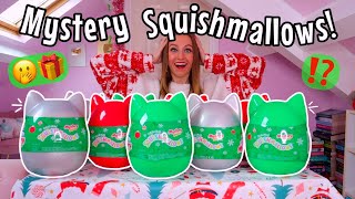 UNBOXING THE NEW GIANT MYSTERY CHRISTMAS SQUISHMALLOWS😍🎁⁉️RARE CRYSTAL TREE HUNT🫢🎄💎 [upl. by Fortuna]